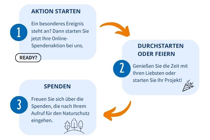 Schritt für Schritt zu Ihrer Online-Spendenaktion