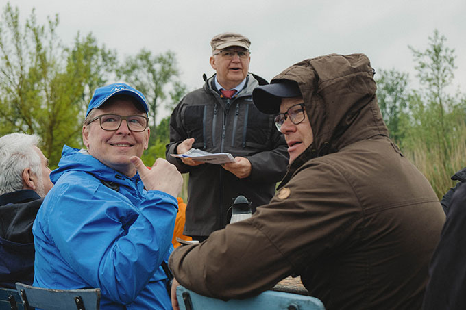 NABU-Präsident Jörg-Andreas Krüger, Leiter des NABU-Instituts für Fluss- und Auenökologie Rocco Buchta und Bundesminister Carsten Schneider (v.l.n.r.) - Foto: Alexander Paul Brandes