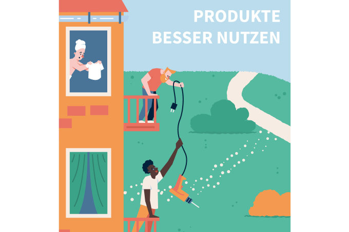 Produkte besser nutzen - Grafik: NABU/Elisabeth Deim