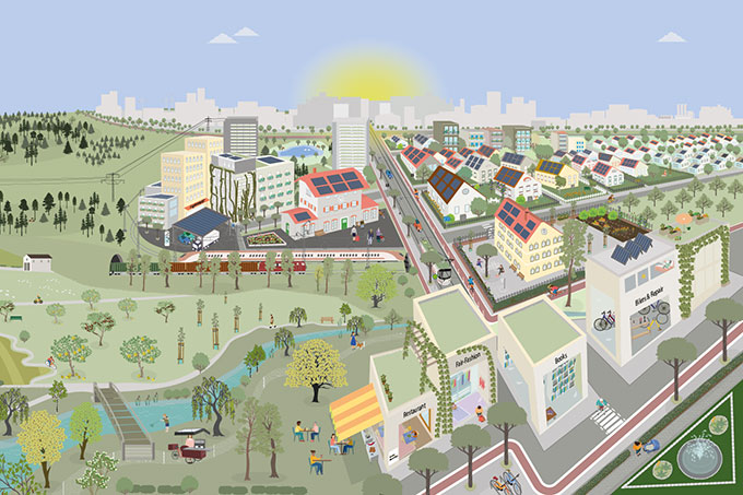 Interaktive Grafik: Die Folgen der Klimakrise - Grafik: NABU/Ecologic Institut