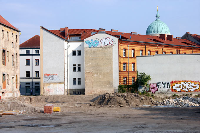 Baustelle in der Potsdamer Innenstadt - Foto: Helge May